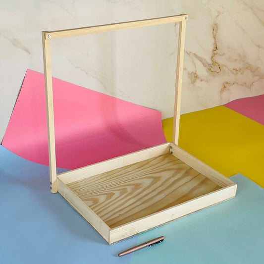 Plain tray With Hanger Stand
